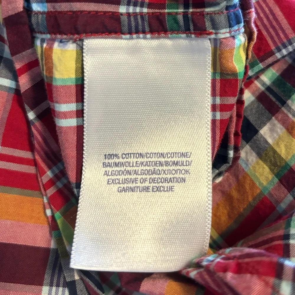 Ralph Lauren, Youth XL plaid button up..‎